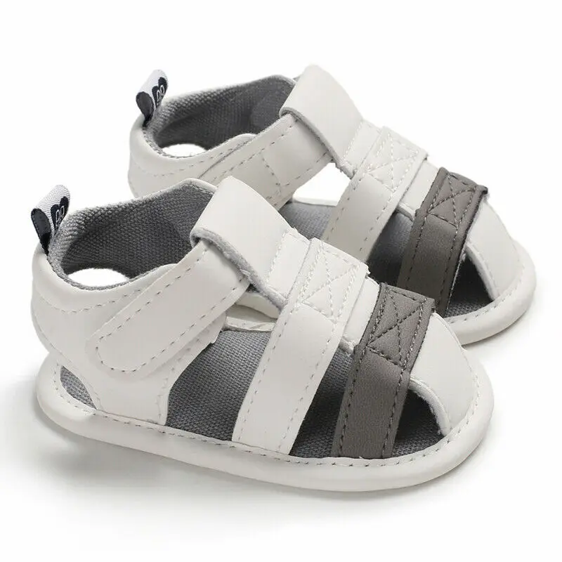 Citgeett Summer Baby Girls Boys Newborn Soft Crib Sole Leather Shoes Kid Toddler Prewalker Sandals