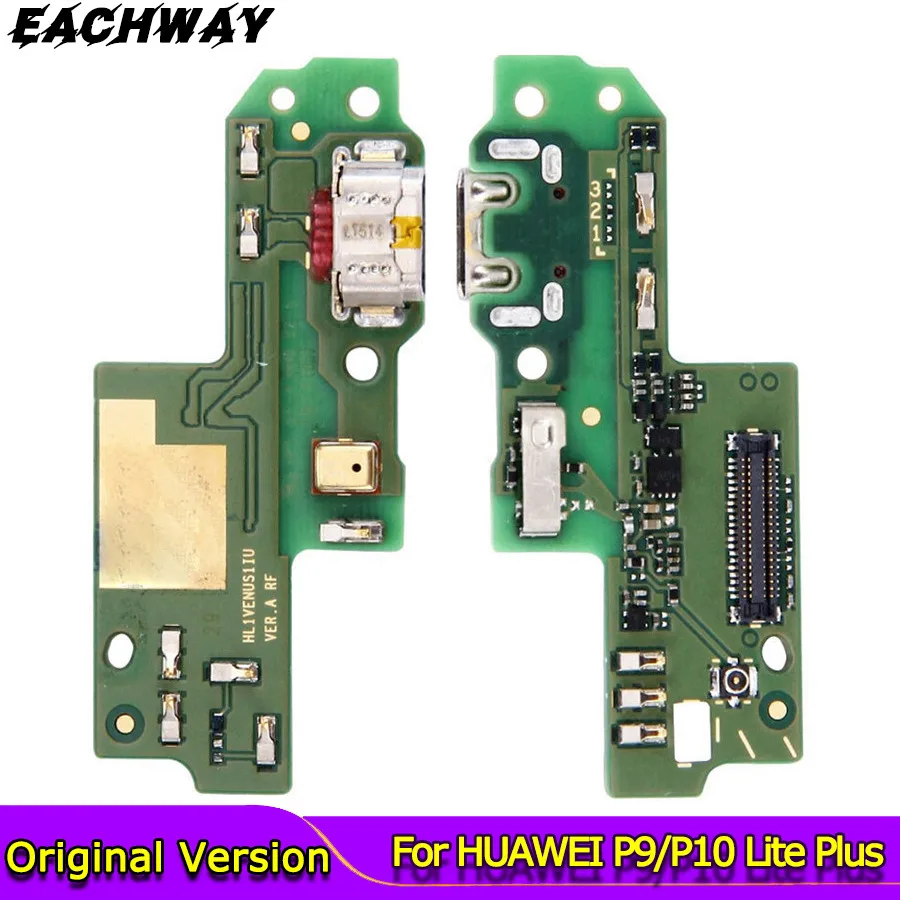 Charging Port Connector Board Parts Flex Cable With Microphone Mic For HuaWei P9 Lite Plus P10 P20 Pro | Мобильные телефоны и