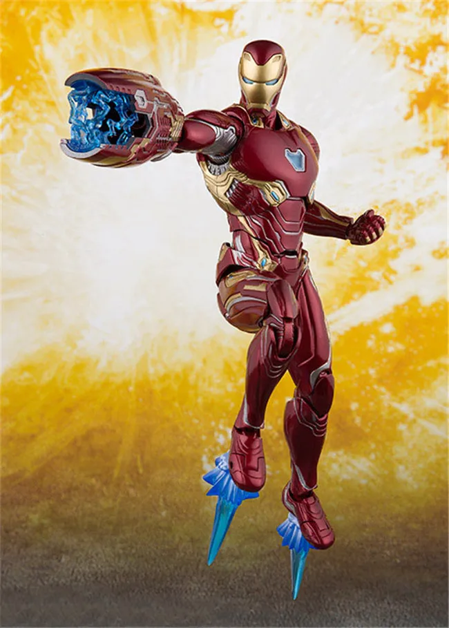 

SHF Avengers 3 Desperate Iron Man MK50 Mobile Garage Kit with Stand Deluxe Edition Boxed Garage Kit