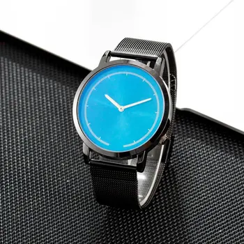 

2019 Men's Business Male Watch Minimalism Classic Quartz Stainless Steel Wrist Watch Two-needle Mirror Quartz Watch