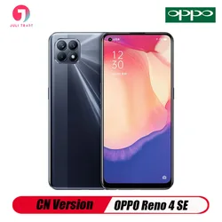CN версия OPPO Рино 4 SE Смартфон Android отпечатков пальцев 48 МП Камера Dual SIM Быстрая зарядка 65 Вт 4300 мА/ч, Батарея