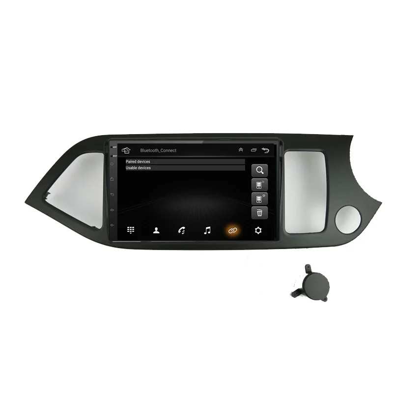 Sale 9" 2G RAM 32G ROM Android car GPS Navigation For KIA MORNING RHD 2011 with sim card slot radio stereo 3