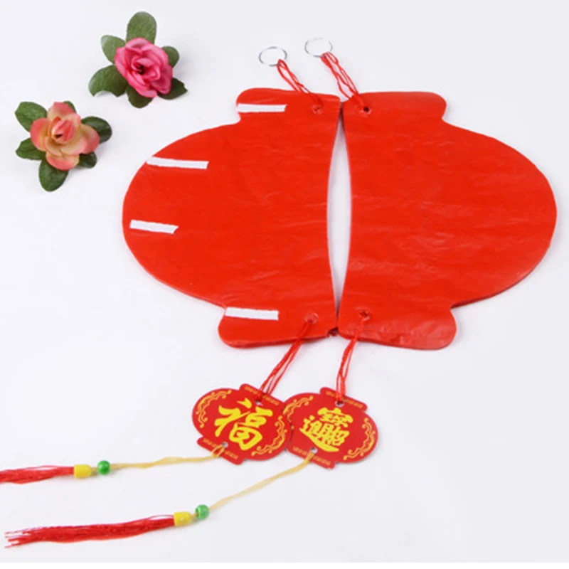 10Pcs/Set Beautiful Paper Lanterns Party Ornaments Festivous Celebration Lantern Hanging Home Decoration Good Luck Birthday