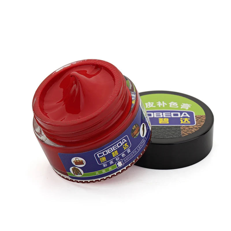 dark red Leather Vinyl Repair Cream Auto Car Seat Sofa Holes Scratch Cracks Rips Leather Repair Tool UD88 - Color: dark red
