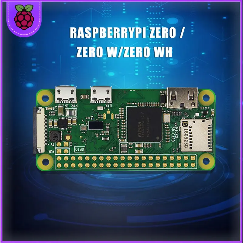 В наличии Raspberry Pi ZERO/ ZERO W/ZERO WH Беспроводная плата bluetooth с процессором 1 ГГц 512 МБ ОЗУ