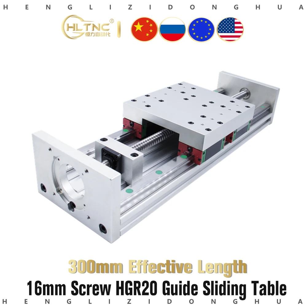 Ball Screw Linear Guide Rail Slide Stage Actuator 500mm Stroke Nema23 57 Stepper Motor for DIY CNC Router Milling Machine 