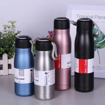 

New design 420/600ML Thermos bottle Double wall Stainless Steel Tumbler Insulated Portable Thermos Sports water bottle