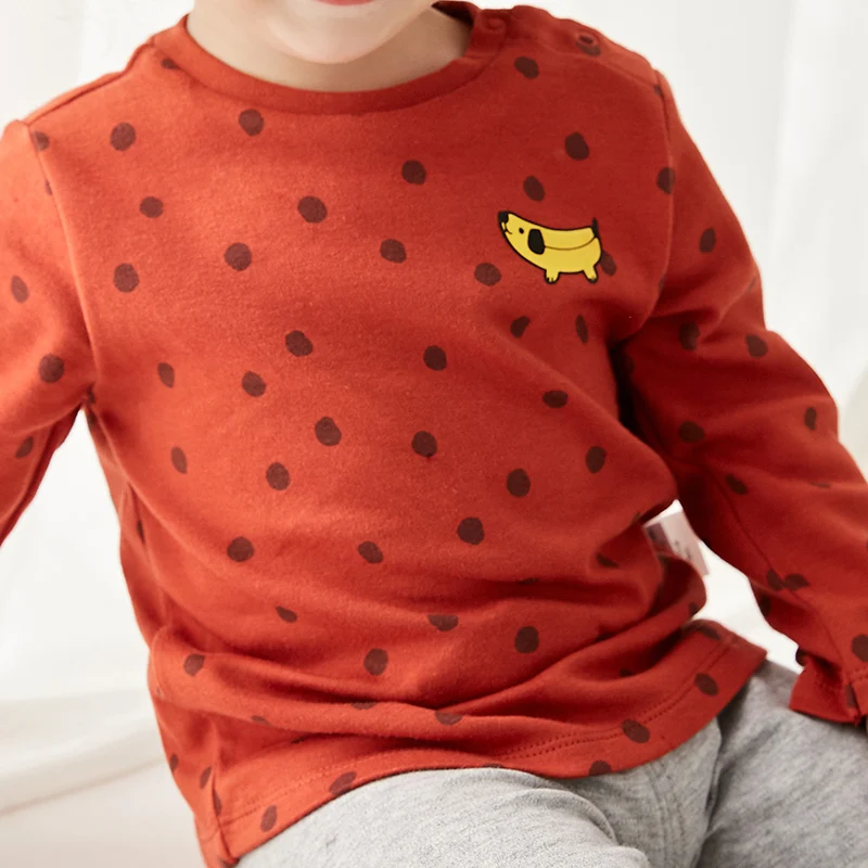 Minibalabala/Детская домашняя одежда для мальчиков и девочек Детская осенняя длинные