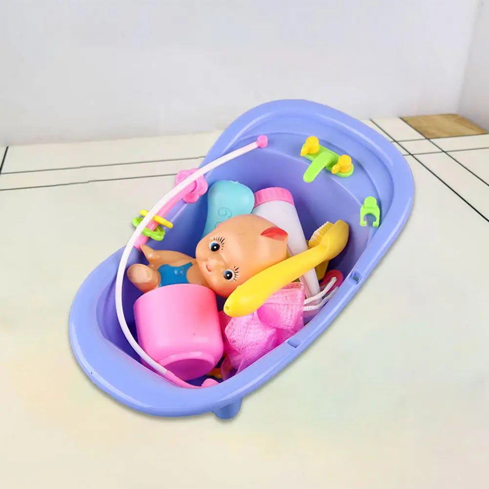 Lovely Bathroom Toy Eco-friendly Shower Toy High Simulation Gift Baby Play House Doll Toy 6