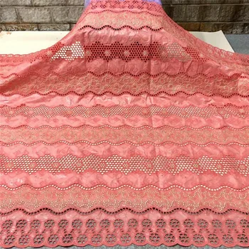 

african bazin riche fabric cotton dry basin brode lace fabric 5yards Swiss Voile In Switzerland Dubai Fabric 14L071116