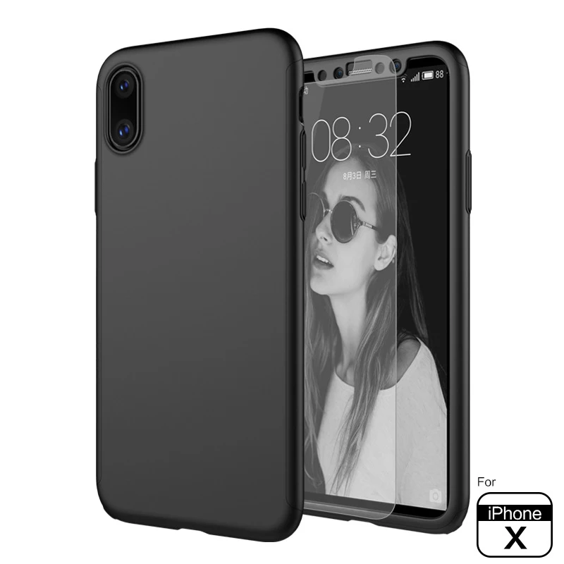 360 градусов полный Чехол для iPhone 11 Pro Max силиконовый PC Ультратонкий противоударный
