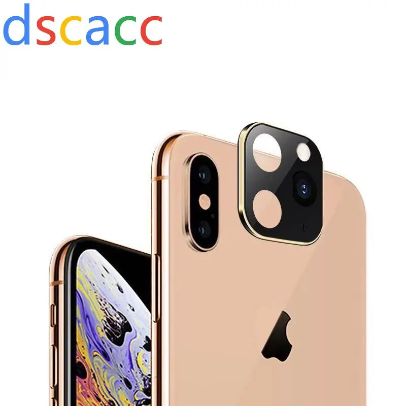 Dscacc защита задней камеры для iPhone 11 6," 11 Pro 5,8" 11 Pro Max 6," X XS Max Защитная пленка для задней камеры 50 шт - Цвет: Золотой