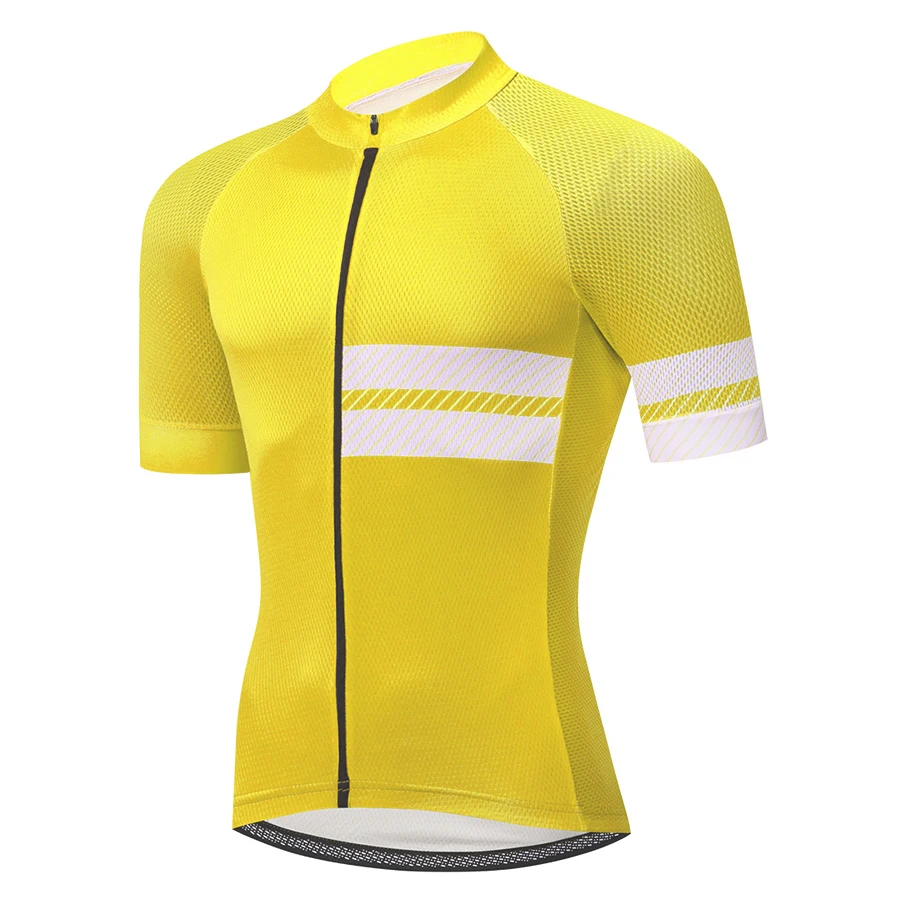 New Red Cycling Jersey 4 Pockets Bike Clothing Reflective Short Sleeve MTB Tops Quick Dry Bicycle Clothes Ropa Maillot Ciclismo | Спорт и