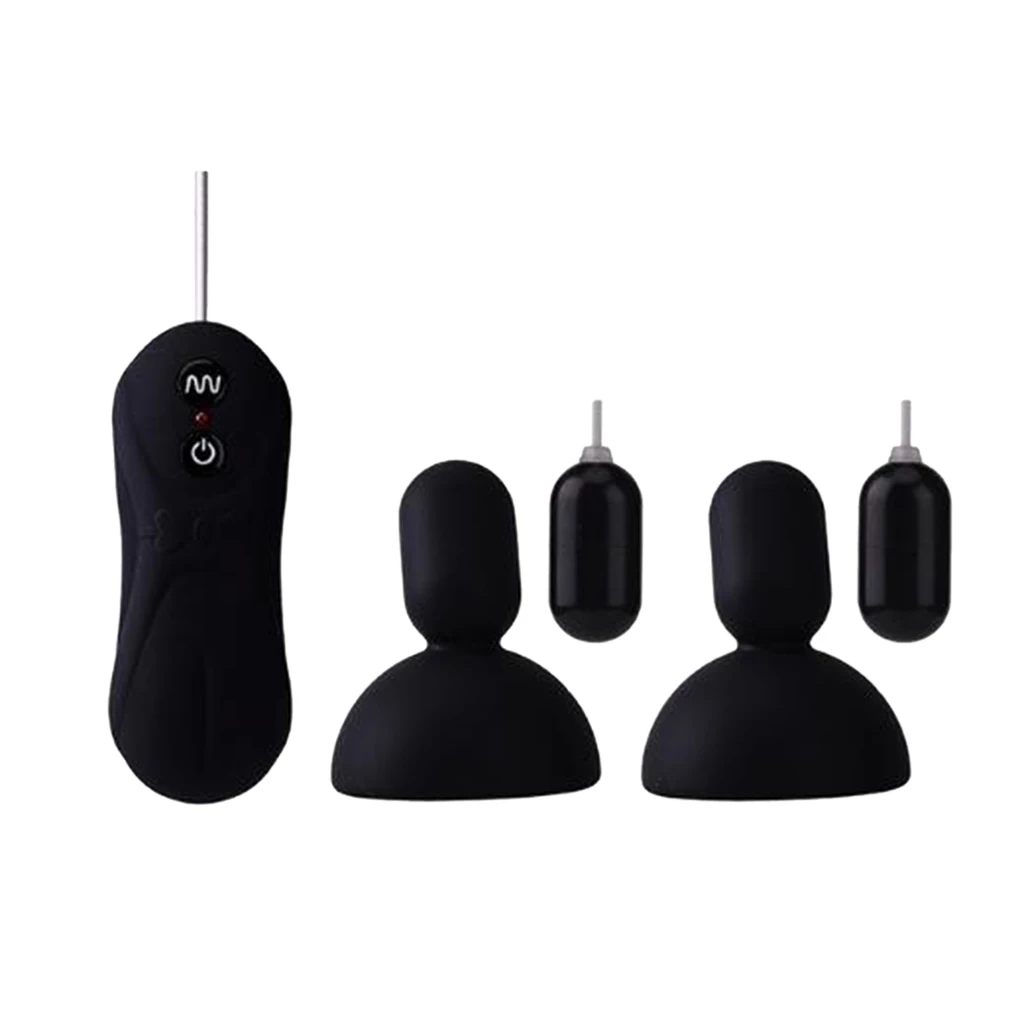 Soft Silicone Female Breast Nipple Vibrating Massage Enhancement Flirting Enlarger Pump Sucker Vibrator Massager Masturbator