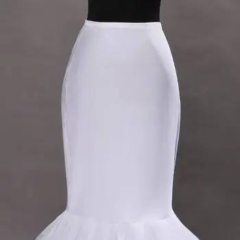 

Wedding Dress Fishtail Skirt Support Petticoat Bride Women Prom Bag Hip Slip Skirts Liner Long Style N84D