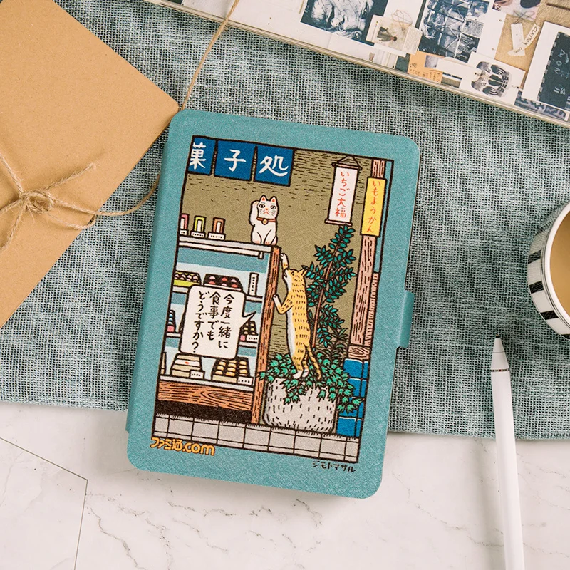 В японском стиле Магнитный чехол-книжка из искусственной кожи чехол для Amazon Kindle Paperwhite 1 2 3 4 449 558 чехол 6 дюймов планшет Ebook кожаный чехол