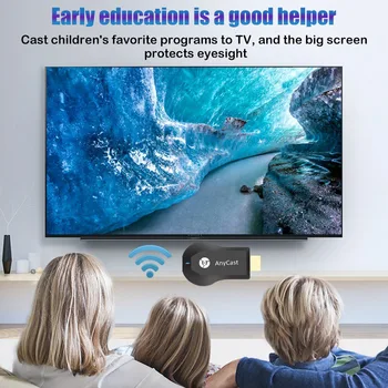 

Anycast M100 2.4G 4K Miracast Any Cast Wireless DLNA AirPlay HDMI TV Stick Wifi Display Dongle Receiver for IOS Android PC