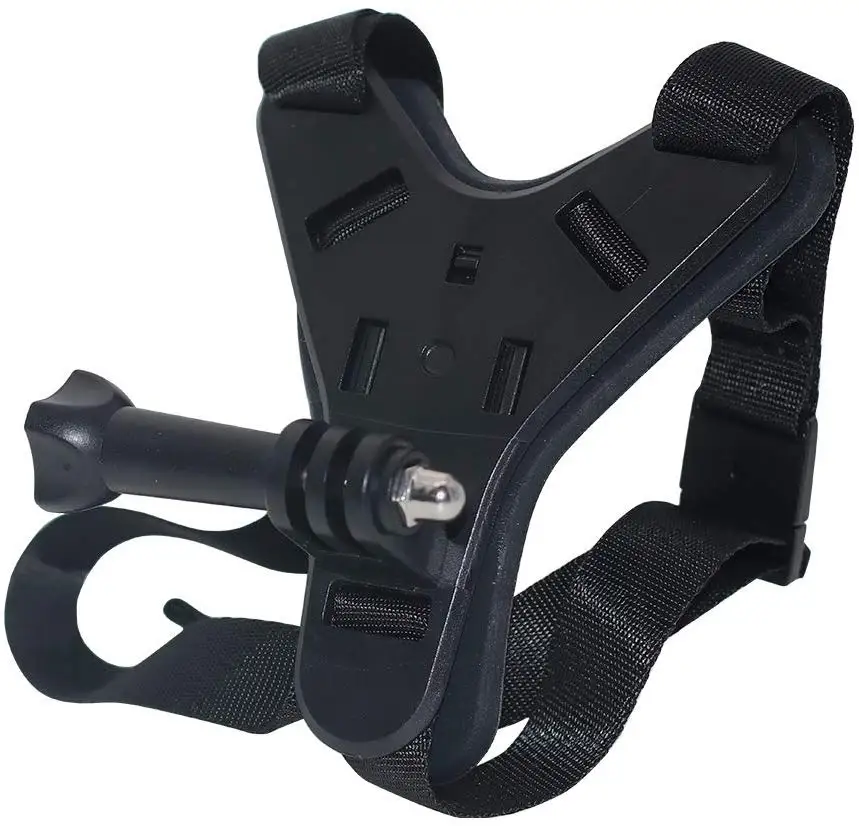 Regolabile Moto Casco Chin Strap Mount Harness Cintura Per Gopro Eroe 7, 6, 5, 4, 3 +, 3 Sessione Di Altre Telecamere Di Azione Di Accesso