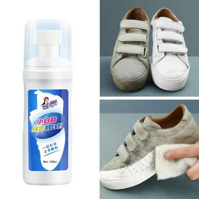 how to whiten a white shoes