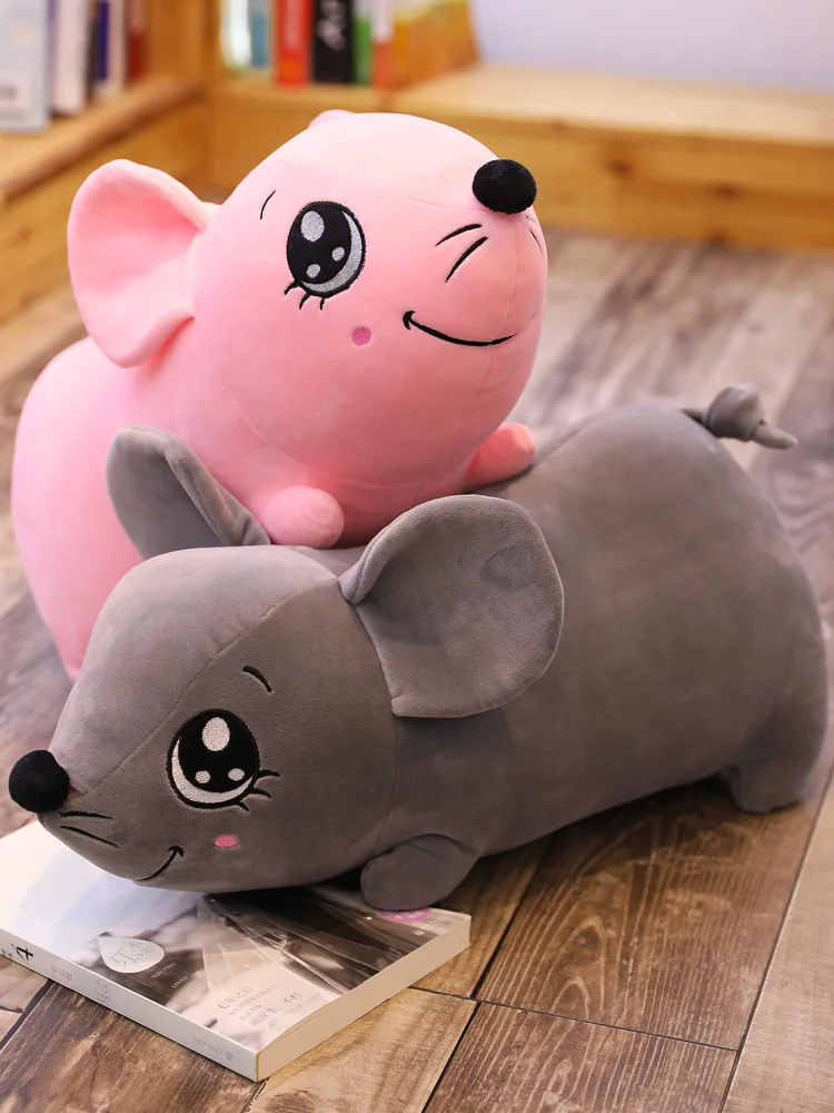 

New Arrival 2020 Mouse Year Cute Mouse Plush Toy Doll Lifelike Mouse Pillow For Children Christmas Gift Top Brand