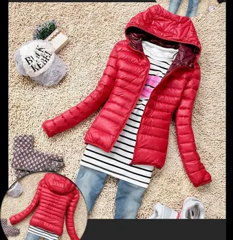 

2019 Winter New Women's Cotton Padded Warm Jacket Student Thin Section Down Cotton Hooded Short Coat Women winter coat