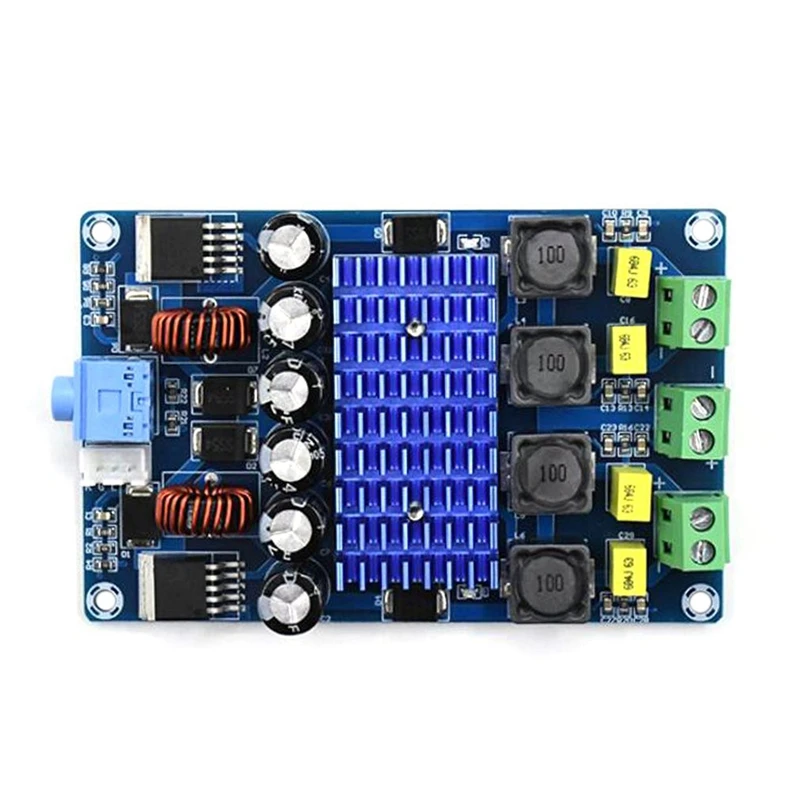 

XH-M642 Automatic Boost HIFI Amplifier Board,TPA3116D2 Digital Amplifier Board,Dc 12V 100W Dual Channel
