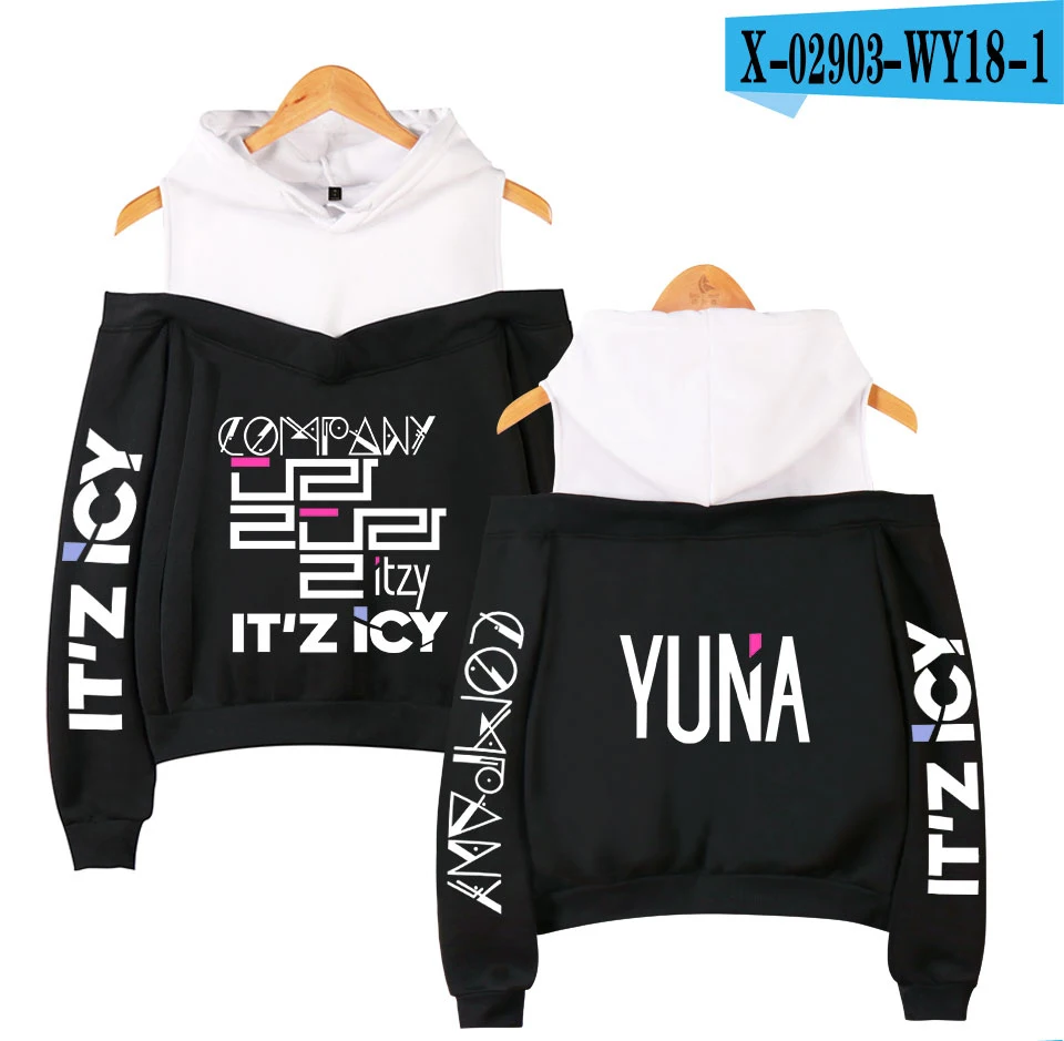 Женское худи для женщин Harajuku Толстовка KPOP ITZY YEJi Одежда для девочек Пуловер розовый худи Осенняя теплая уличная одежда - Цвет: 3