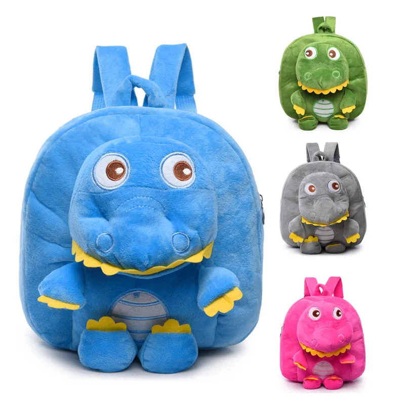 Мультфильм 3D Динозавр плюшевый Детский рюкзак сумка Дети Детские плюшевые сумки куклы детские школьные сумки mochila