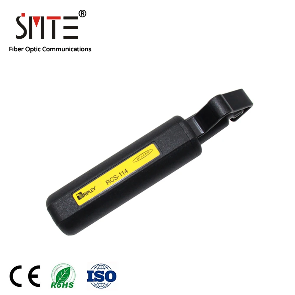 Волоконно-оптический инструмент кабель оболочка продольная машина SMTE-114 Миллер устройство для зачистки концов круглого кабеля RCS114