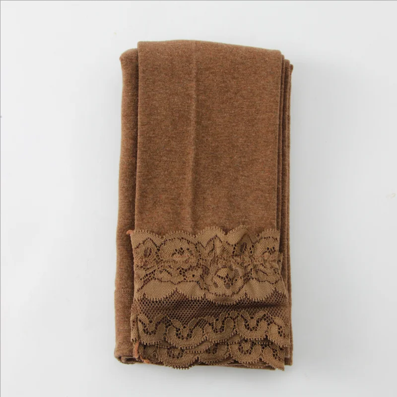 Camel-Lace Небольшой Размеры; ; сезон осень-зима; колготки в клетчатое платье из кашемира и хлопка теплые колготки FullFoot Толстый Тонкий колготки, носки штаны до щиколотки - Цвет: Camel-Lace