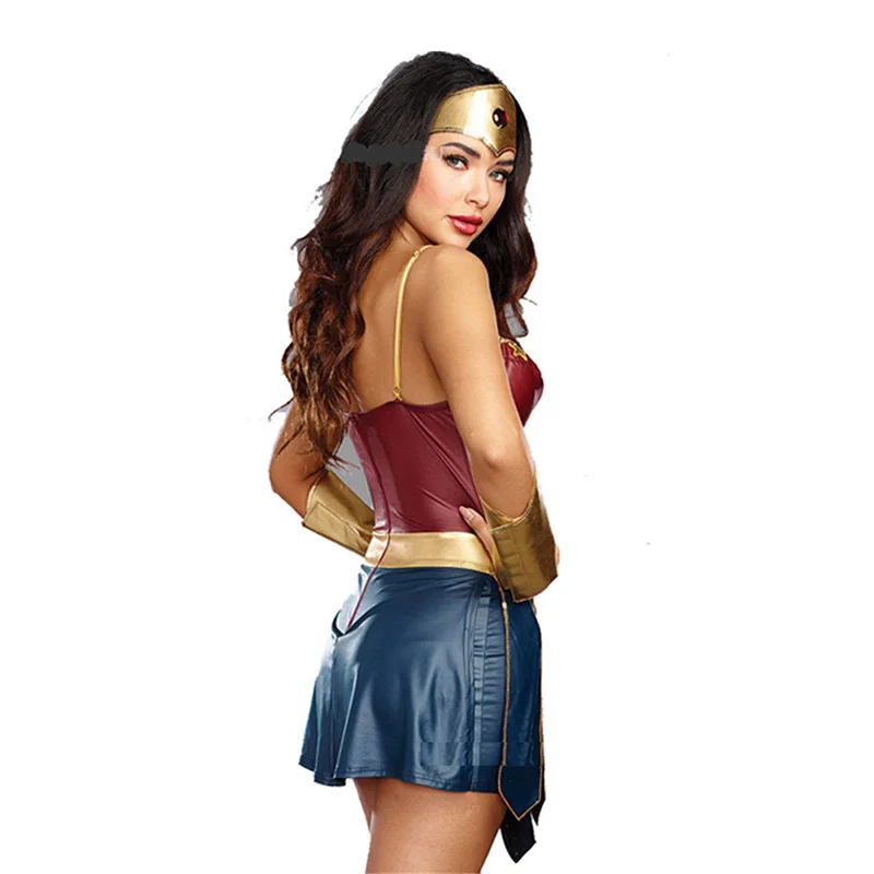 Костюм для косплея wonder woman сексуальный костюм платье супер женщины Супермена Super