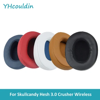 

YHcouldin Ear Pads for Skullcandy Hesh 3 Crusher Wireless Headphones Bluetooth Headset Ear Cushions Replacement Earpads Cover