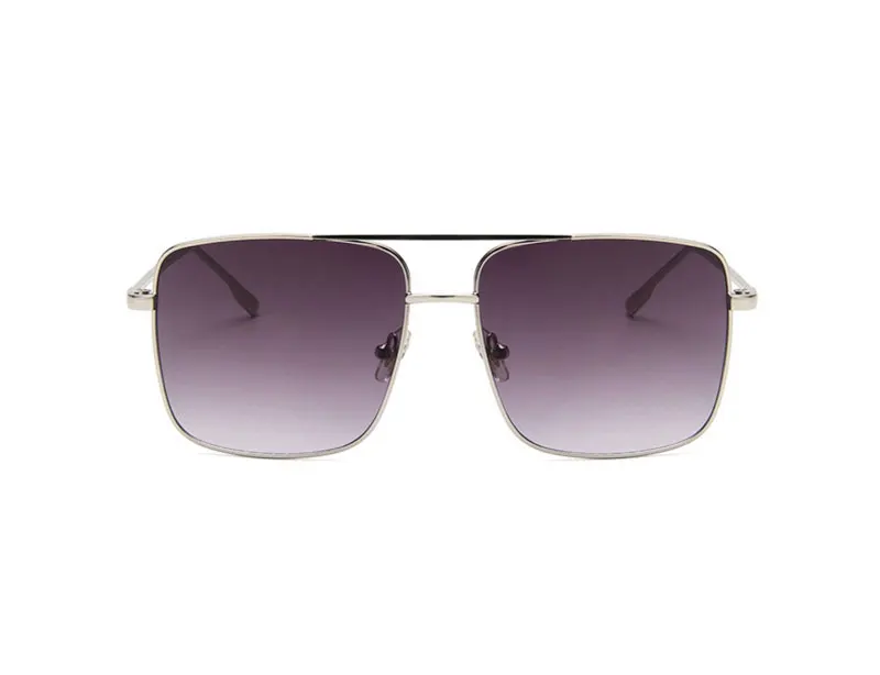 LeonLion Квадратные Солнцезащитные очки с большой оправой женские двухлучевые градиентные солнцезащитные очки для мужчин ретро UV400 Lentes De Sol Mujer