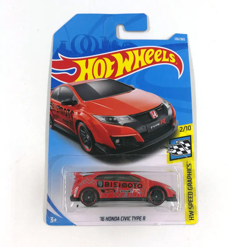 Горячие колеса 1: 64 Автомобиль HONDA CIVIC Тип R EF HONDA CR-X HONDA CITY TURBO Коллекционная серия металлические Литые модели автомобилей