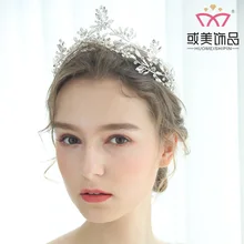 G4152 или изысканные повязки для волос невесты головной убор ручной работы с искусственным бриллиантом невесты корона