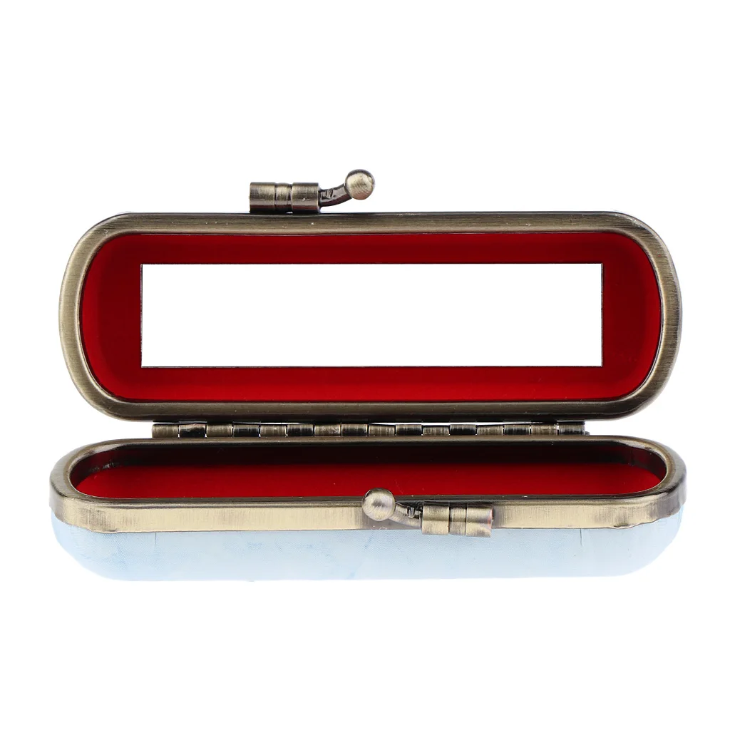 Прочный мягкий PU кожаный футляр для губной помады держатель Органайзер сумка для кошелька Косметический комплект для хранения с зеркалами