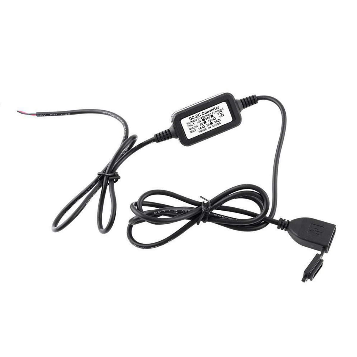 Водонепроницаемый USB Порты и разъёмы Видеорегистраторы для автомобилей эксклюзивный Мощность коробка для мотоцикла смартфон, GPS кабель, зарядное устройство для автомобиля Kit 12 V-24 V 5V
