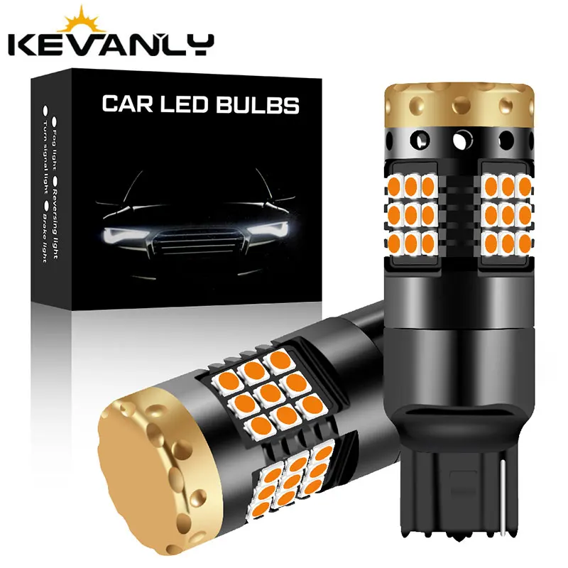 2 шт. светодиодсветодиодный лампы CANBUS T20 12 в-24 в 7440 W21W 3030 36SMD задний указатель