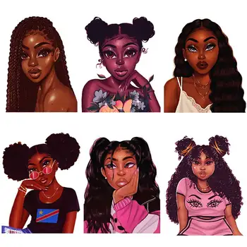 

Black Beauty Patches For Clothes Thermal Stickers For Clothing Heat Transfer Flower Animal Patches Iron On Transfer On clothes