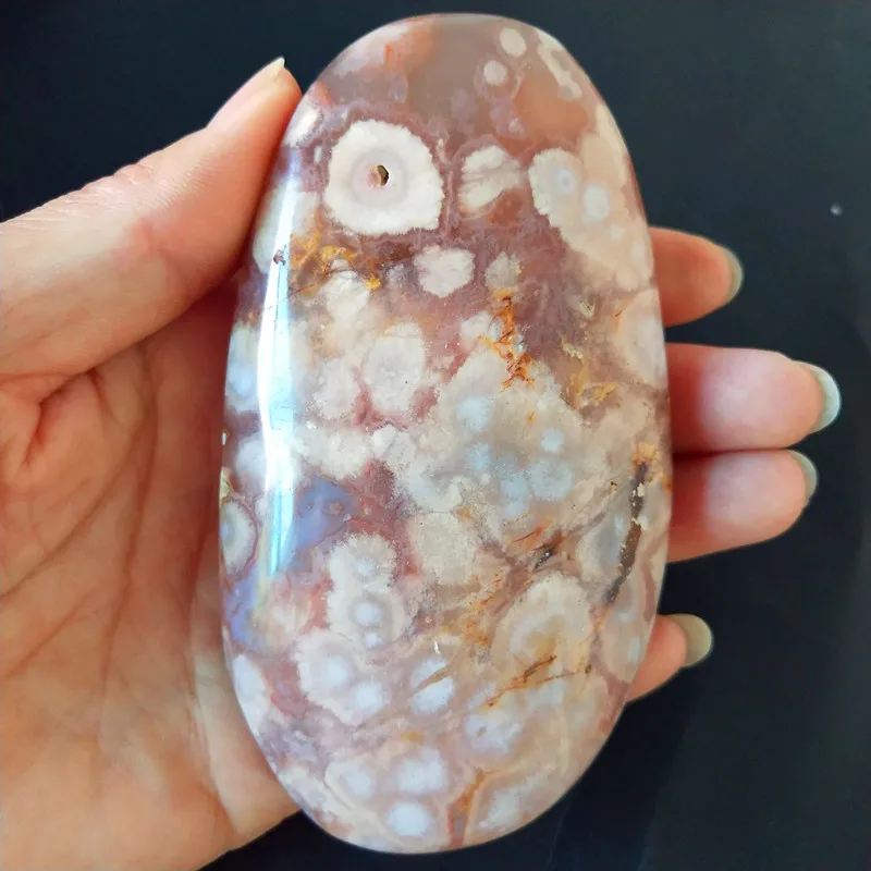 Натуральный камень цветущая вишня агатоныкс агата пальмовые камни манеж маленькие камни и кристаллы заживляющие кристаллы
