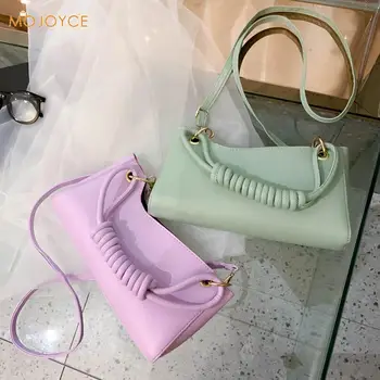 

Youth Ladies Simple Versatile Bag Fashion Women Solid Shoulder Satchel PU Leather Telephone Line Crossbody Handbag
