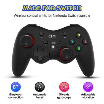 

Bluetooth Controller for Nintend Switch/Switch Lite/PS3/Android Console Wireless Gamepad Video Game USB Joystick Controller