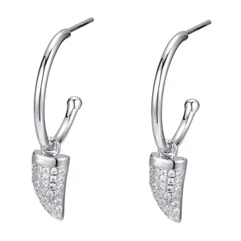 

Fahmi 2020 New Popular 100% 925 Sterling Silver Gold Earrings3-2High Quality Original Jewellery For Women Party Wedding Gift