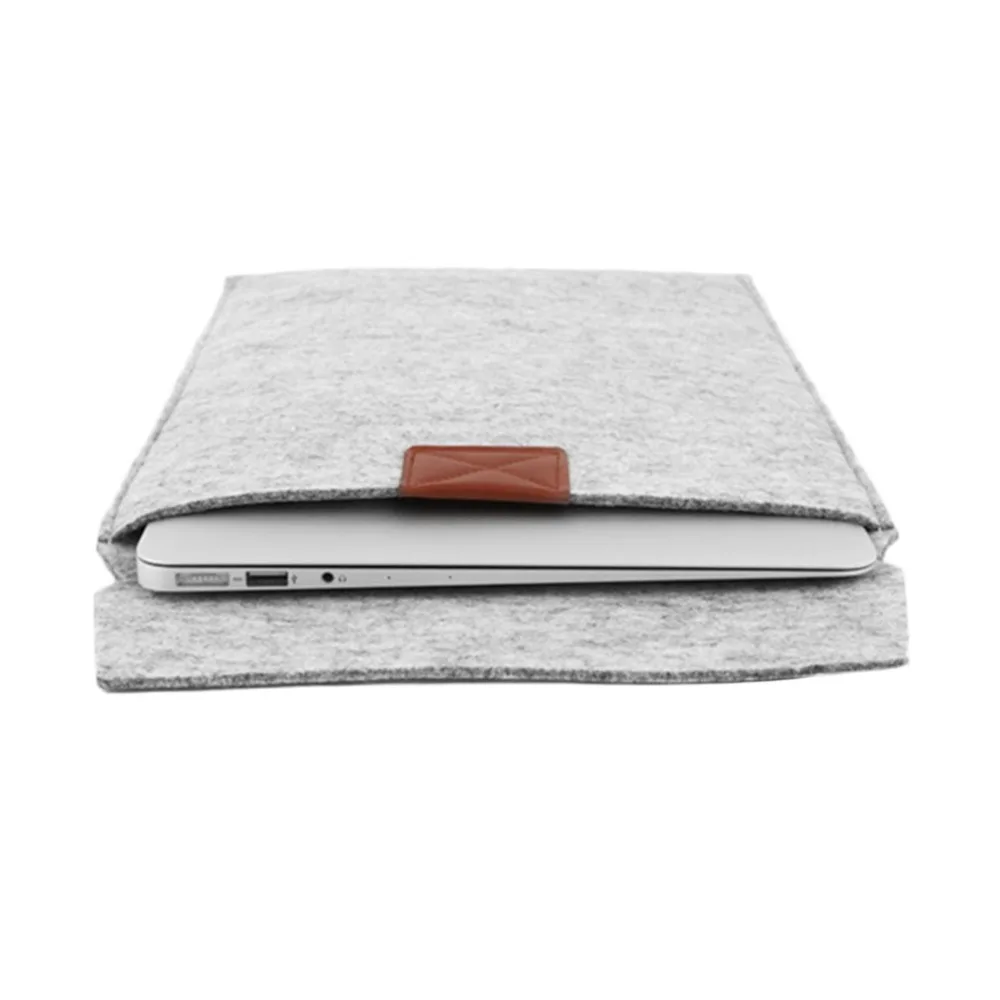 

Laptop Tablet Sleeve Bag Case Soft Felt Notebook Cover for Macbook Air 11.6/13/15 inch Soft Sleeve Bag Case Drop Shipping