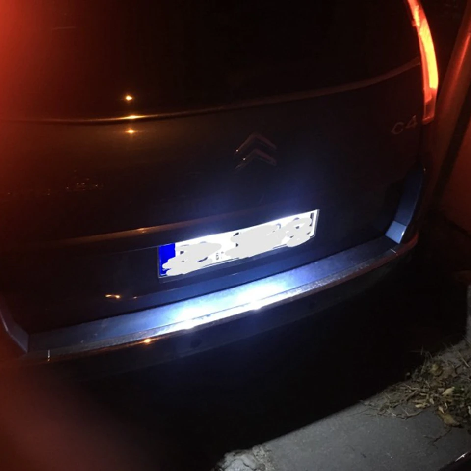 Eonstime 12 В 2 шт. ошибка 18 светодиодов номерной знак лампы для PEUGEOT 206 207 307 308 406 407 5008