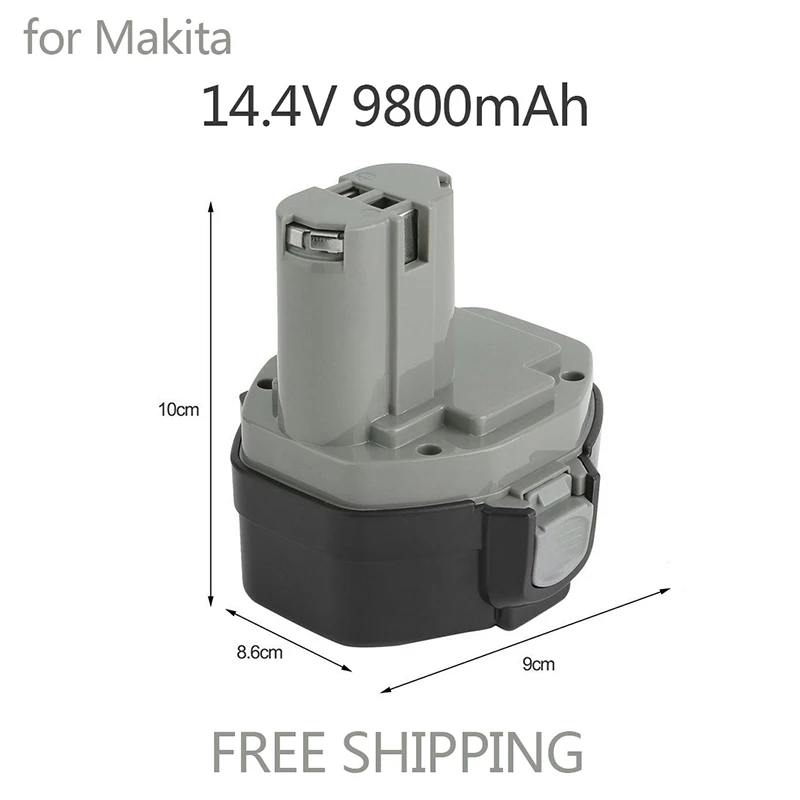 Новинка для Makita 14 4 никель-металл-гидридный аккумулятор с напряжением 12800 мА/ч