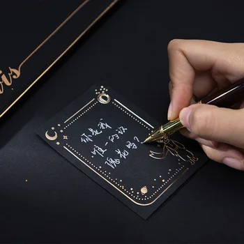 

Cool Black Gilded Notepad The Little Prince Memo Pad 30 Sheets 65*90mm Free Shipping