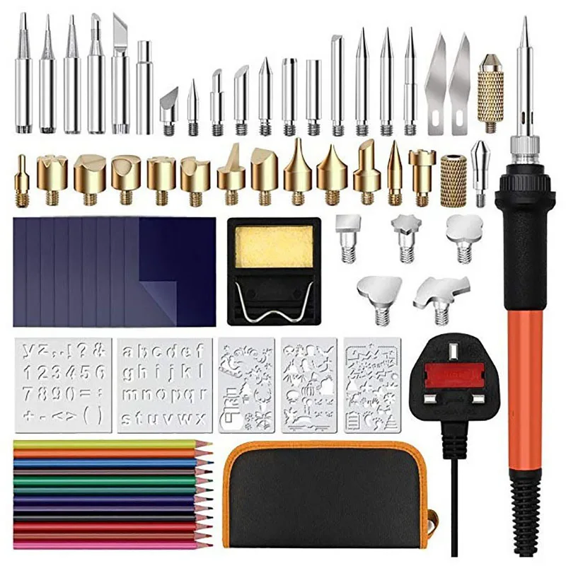 72 Sets of Electric Iron Engraving Tools for Temperature Control Engraving 110V Sets of Iron Engraving Tools 72 Sets of Electric Iron Engraving Tools for Temperature Control Engraving 110V Sets of Iron Engraving Tools