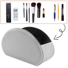 Home Multi-Function Desk Table Organizer Leather Remote Control Box Stationery Pen Pencil Storage Box for Home Office Storage home desk storage box tea table remote control cd stationery cosmetics leather pu leather holder desktop cosmetics makeup storag