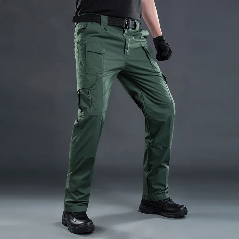 

Urban Tactical Army Fans Pockets Single Pants Men Outdoor Military Training Hunting Climbing Hiking Tactical Overalls Trousers